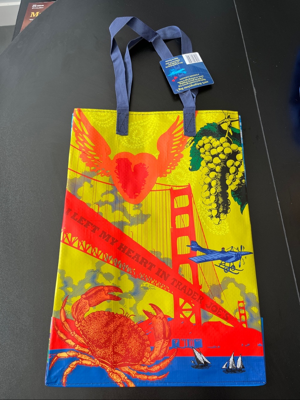 Trader Joe's Reusable Grocery California Bag, NWT - Picture 2 of 7
